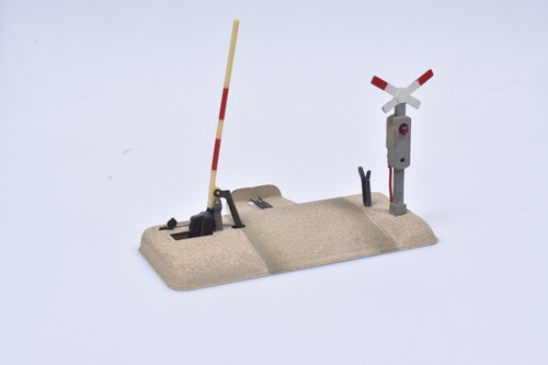 Vintage bahnschranke mit - h0,