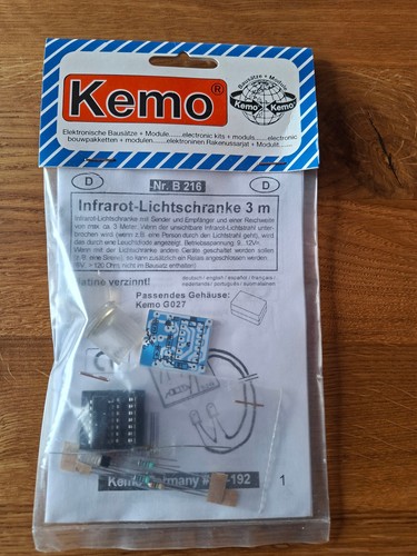 Infrarot lichtschranke kemo - infrarot, 3m